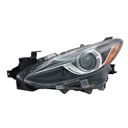 MAZDA MAZDA3 HEAD LAMP UNIT LEFT (Driver Side) (HID)(WO/AUTO LEVEL)**CAPA** OEM#BHN251041B 2014-2018 PL#MA2502145C