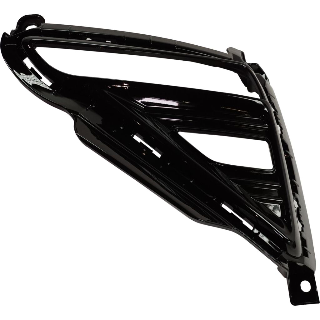 KIA FORTE SEDAN REAR BUMPER INSERT RIGHT (Passenger Side) PTD-BLACK (EXC FE) OEM#86662M7010 2019-2021 PL#KI1139101