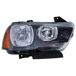 DODGE CHARGER HEAD LAMP ASSEMBLY RIGHT (Passenger Side) (HALOGEN)(included BUMPER SUPPORT BRACKET) **CAPA** OEM#57010410AE 2011-2014 PL#CH2503232C