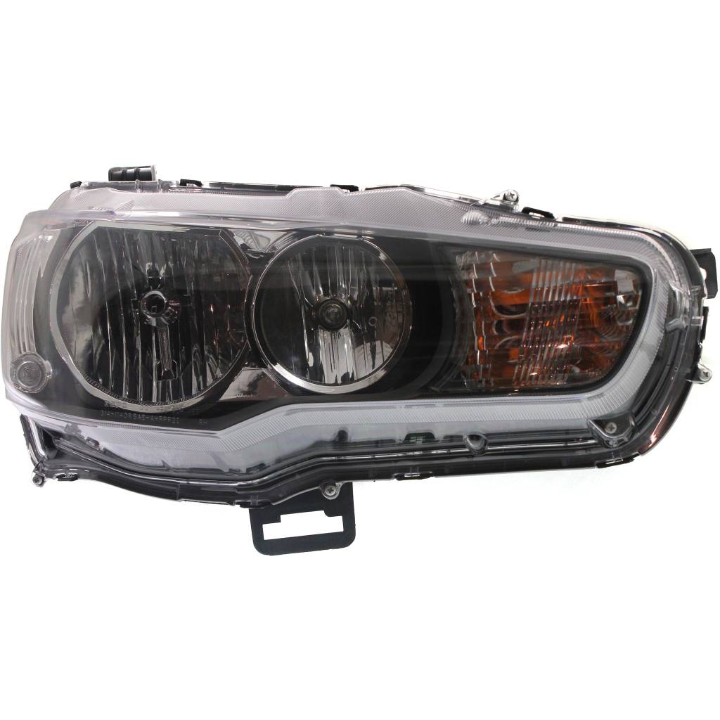 MITSUBISHI LANCER HEAD LAMP ASSY RIGHT (Passenger Side) (HALOGEN)(FROM 11-1-08) OEM#8301C362 2009-2017 PL#MI2503158