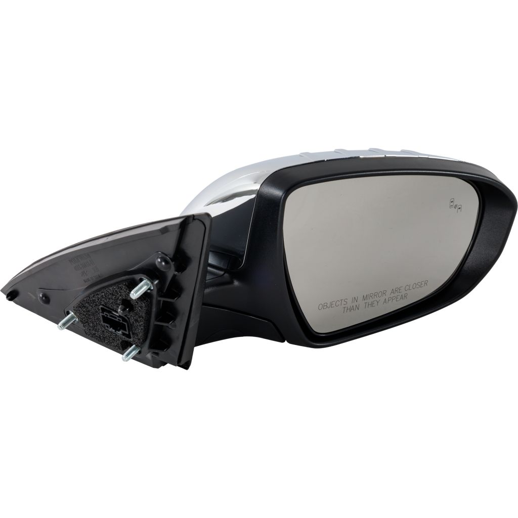 KIA OPTIMA DOOR MIRROR RIGHT (Passenger Side) PWR/HTD/SIGNAL/P-FOLD (W/BSD)(USA)(CHROME) OEM#876204C550 2014-2015 PL#KI1321230