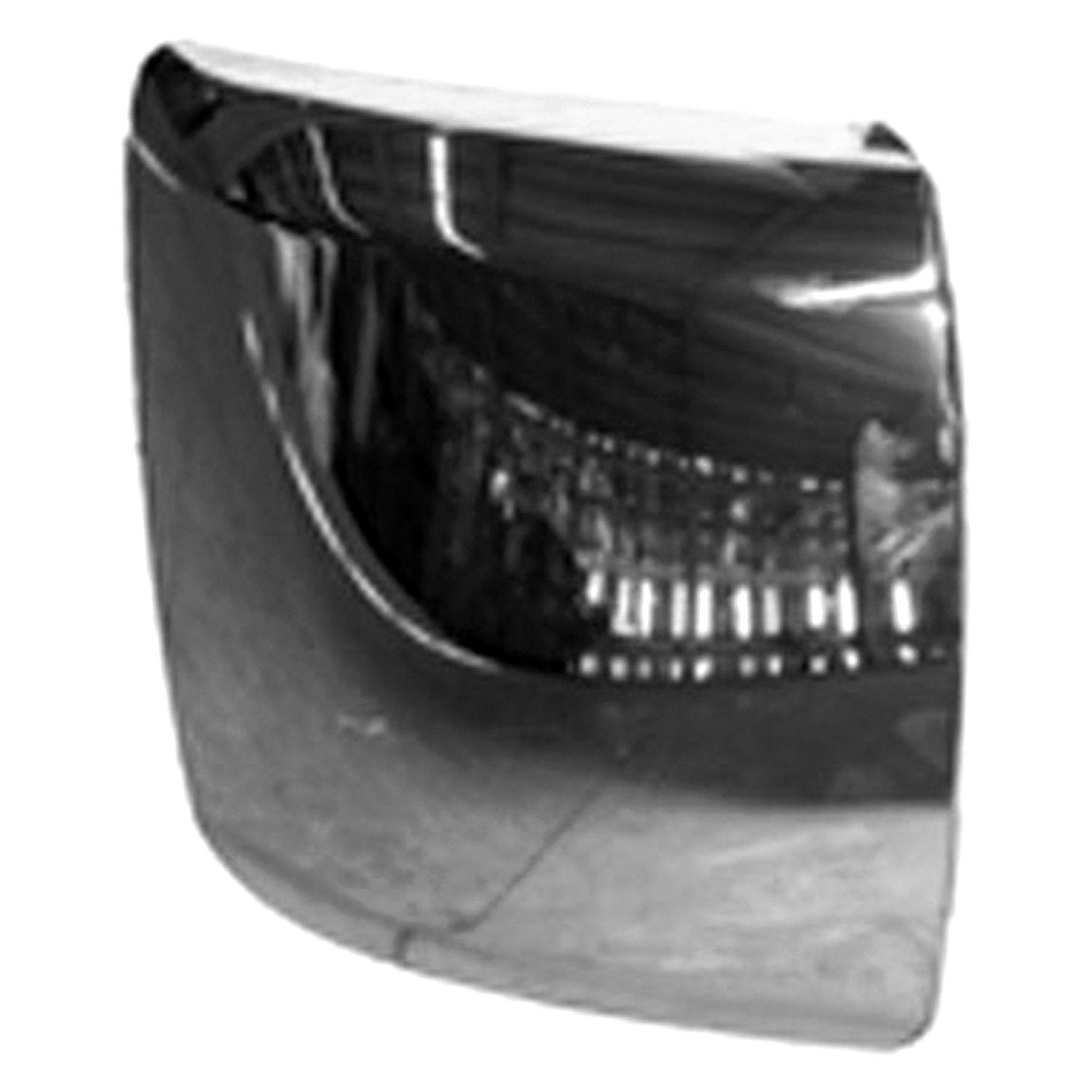 GM TRUCKS & VANS SILVERADO/PU 2500/3500 (CHEVY) FRONT BUMPER END RIGHT CHROME (WO/FOG) OEM#15839254 2007-2010 PL#GM1017107