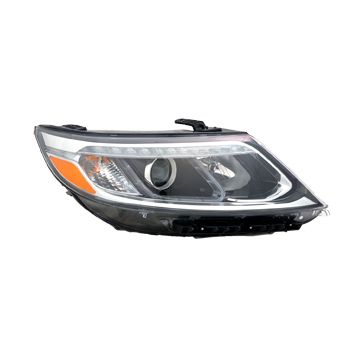 KIA SORENTO HEAD LAMP ASSY RIGHT (Passenger Side) (HALOGEN)(EX/SX)(W/ LED) OEM#921021U600 2014-2015 PL#KI2503165