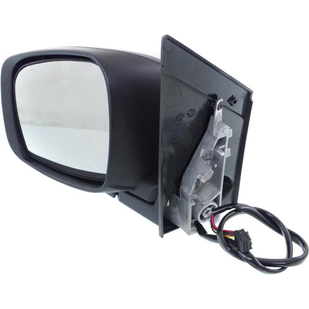DODGE TRUCKS & VANS GRAND CARAVAN DOOR MIRROR LEFT (Driver Side) PWR/HTD/PWR-FOLD (WO/SIDE OBJECT)(TXT BLACK) OEM#5113349AL 2008-2015 PL#CH1320384