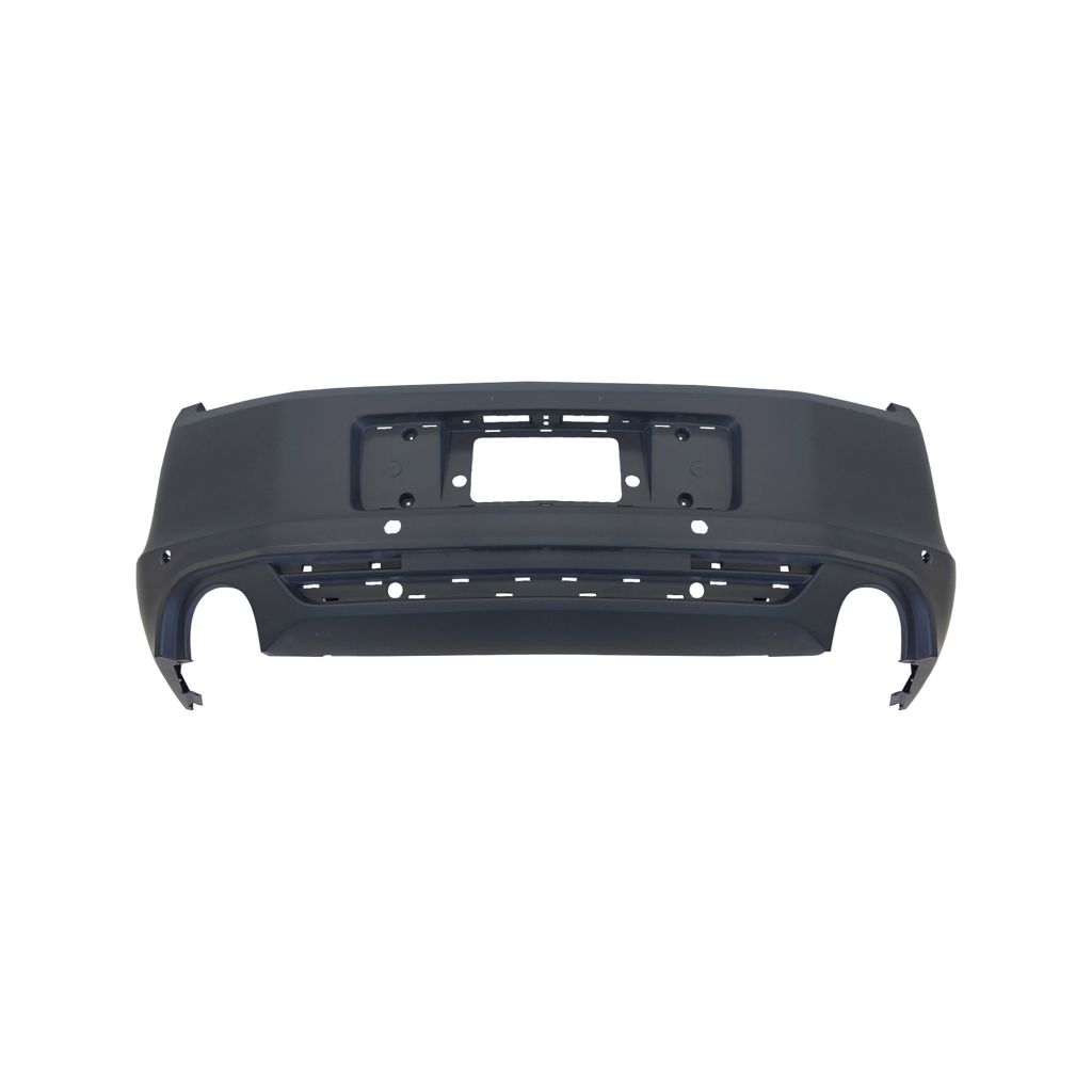 FORD MUSTANG REAR BUMPER COVER PRIMED (W/SENSOR)(BASE/GT)(WO/CALIFORNIA)**CAPA** OEM#DR3Z17K835BAPTM 2013-2014 PL#FO1100686C