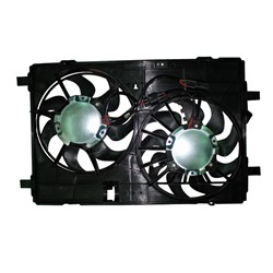 MAZDA MAZDA6 RADIATOR & A/C FAN ASSEMBLY 2.5L/3.7L(DUAL FAN) OEM#CA0715025B 2009-2010 PL#MA3115145