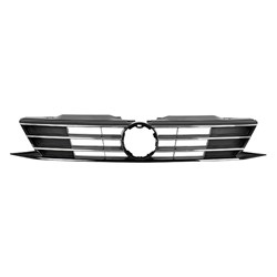 VOLKSWAGEN JETTA SEDAN (EXC GLI) GRILLE ASSEMBLY CHR/BLK OEM#5C6853651AJZLL 2015-2018 PL#VW1200165