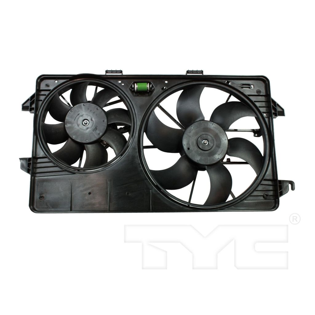FORD TRUCKS & VANS TRANSIT CONNECT RADIATOR & A/C FAN ASSEMBLY (DUAL FAN) OEM#9T1Z8C607A 2010-2013 PL#FO3115180