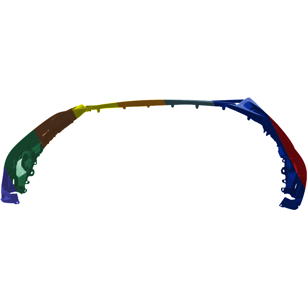AUDI Q7 FRONT BUMPER COVER PRIMED (WO/WASH)(WO/PK ASSIST) OEM#4M0807065FGRU 2017-2019 PL#AU1000277