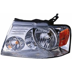 LINCOLN MARK LT HEAD LAMP ASSY LEFT (Driver Side) W/CHROME TRIM**CAPA** OEM#7L3Z13008GA 2006 PL#FO2502201C