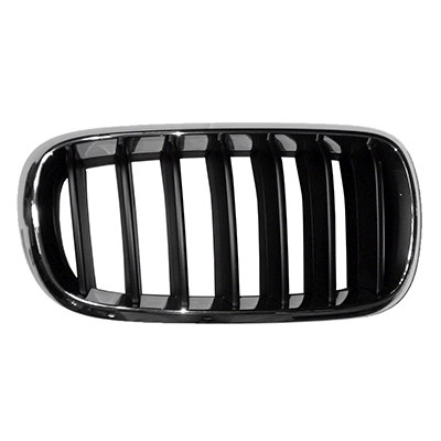 BMW BMW X5 HYBRID GRILLE RIGHT (Passenger Side) CHROME FRAME/BLK BAR OEM#51137294486 2016-2018 PL#BM1200267