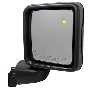 JEEPVEHICLE WRANGLER PLUG-IN DOOR MIRROR RIGHT (Passenger Side) PWR/HTD (W/BSD)(TEX) OEM#68281892AE 2021-2024 PL#CH1321451
