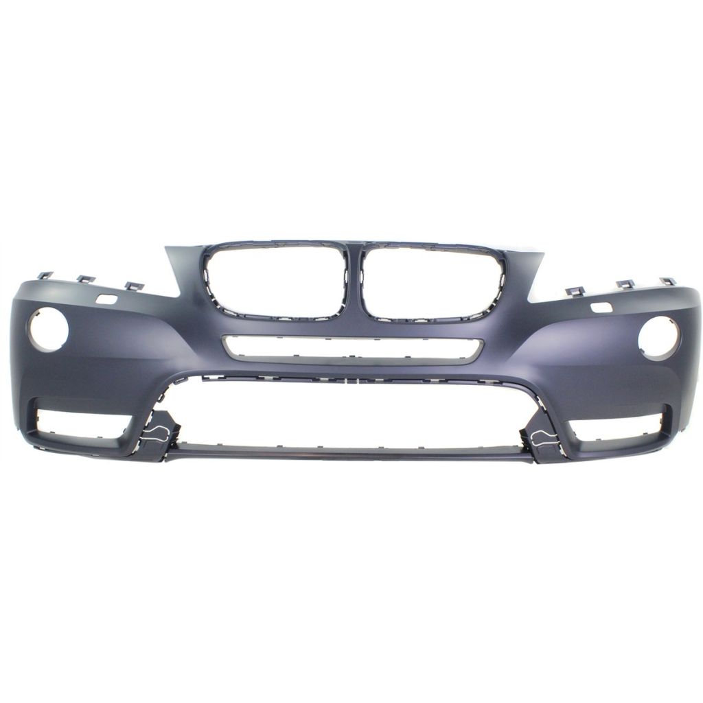 BMW BMW X3 FRONT BUMPER COVER PRM(W/ HL WASHER)(WO/M PKG) **CAPA** OEM#51117261188 2011-2014 PL#BM1000253C