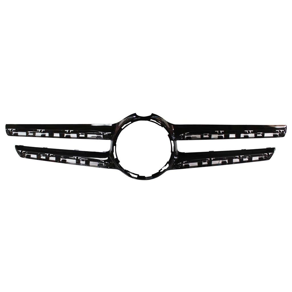 MERCEDES-BENZ E-CLASS WAGON (213) GRILLE INNER MOLDING BLACK (E400)(WO/LUXURY)(W/CAMERA)(W/NIGHT PKG) OEM#21388802609040 2017-2020 PL#MB1210137
