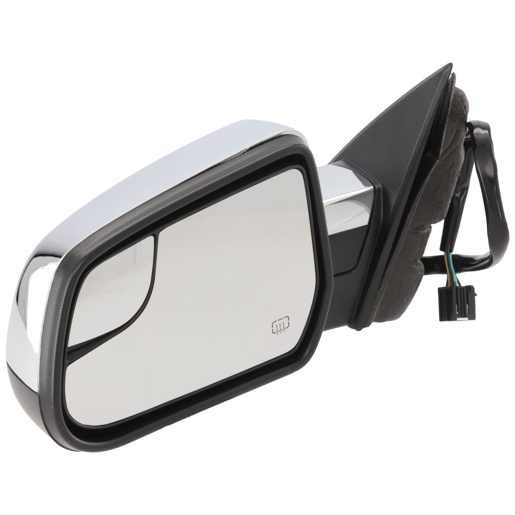 GM TRUCKS & VANS TERRAIN /TERRAIN DENALI (GMC) DOOR MIRROR PWR/HTD/MEMORY LEFT (Driver Side) (CHROME CVR) (W/BLIND SPOT MIRROR) OEM#22818267 2010-2014 PL#GM1320456