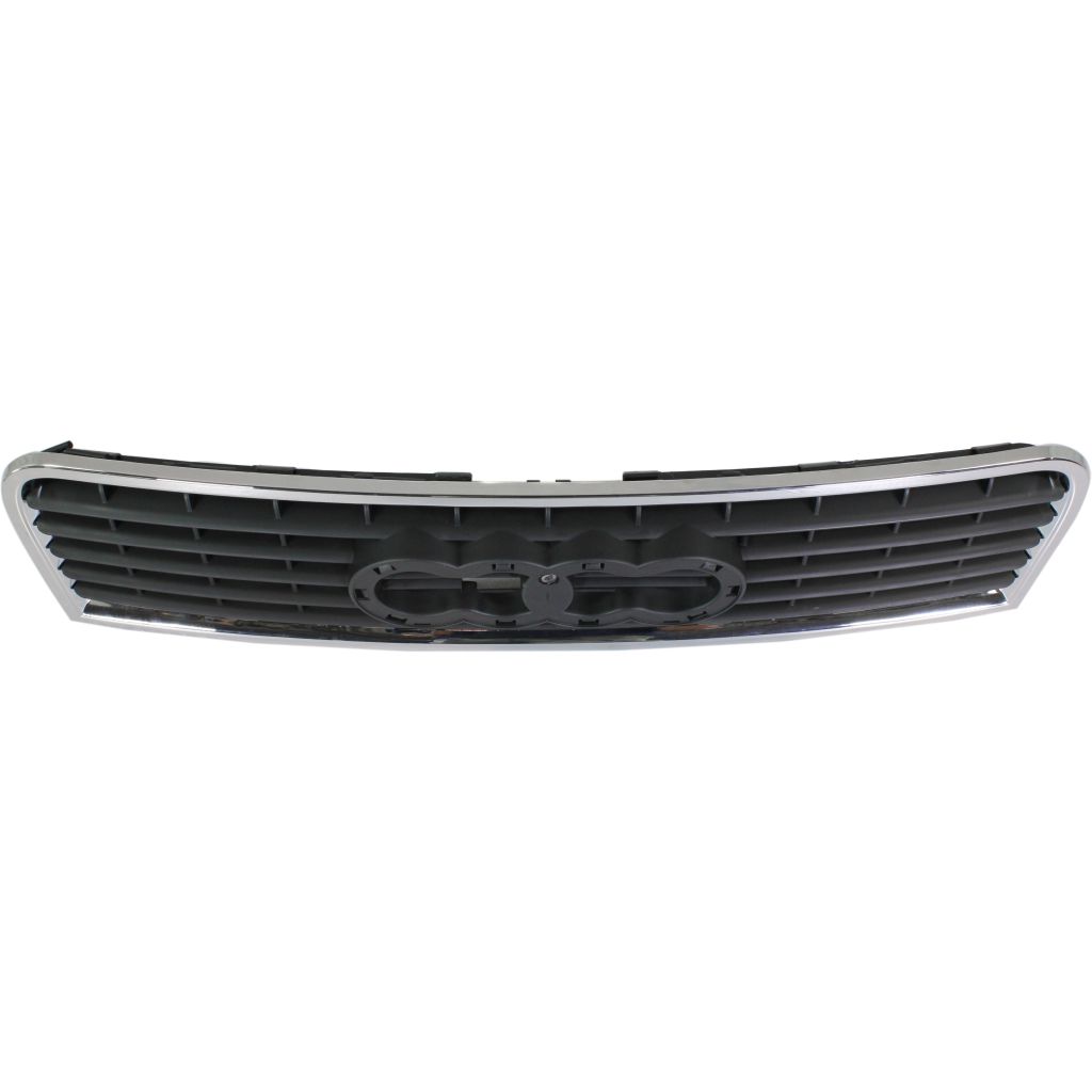 AUDI A4 SEDAN/WAGON (GEN 2) (1.8L/3.0L) GRILLE ASSY BLACK W/CHROME FRAME (Satin BLACK) OEM#8E0853651G5PV 2002-2005 PL#AU1200114