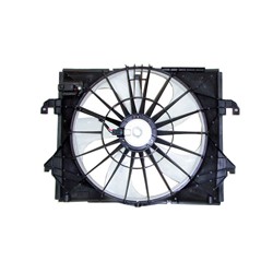 DODGE TRUCKS & VANS DODGE/PU (R1500) RADIATOR & A/C FAN ASSEMBLY (3.7L)(W/RESISTER) OEM#55056851AF 2009-2012 PL#CH3115164