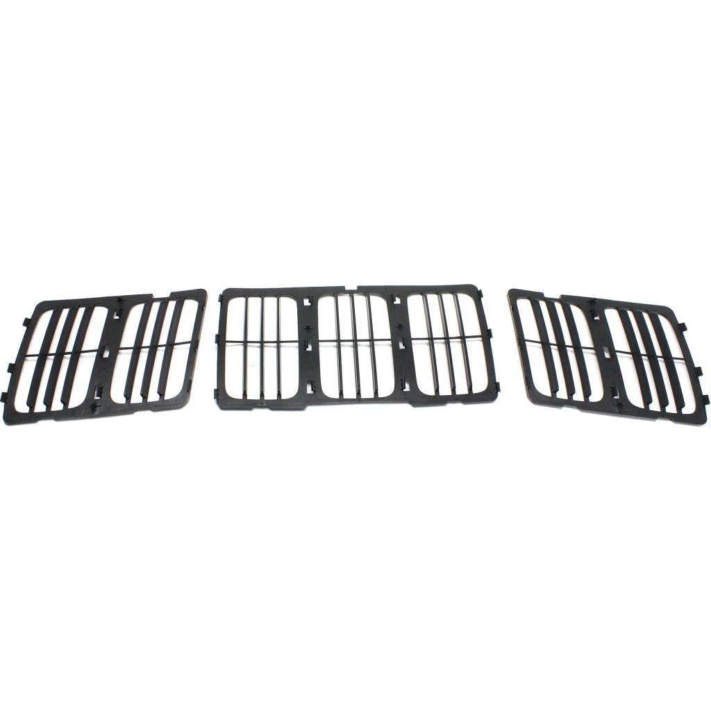 JEEP GRAND CHEROKEE GRILLE INNER MESH BLACK (3pcs)(LOUVERED STYLE) OEM#68143073AC 2014-2016 PL#CH1200369