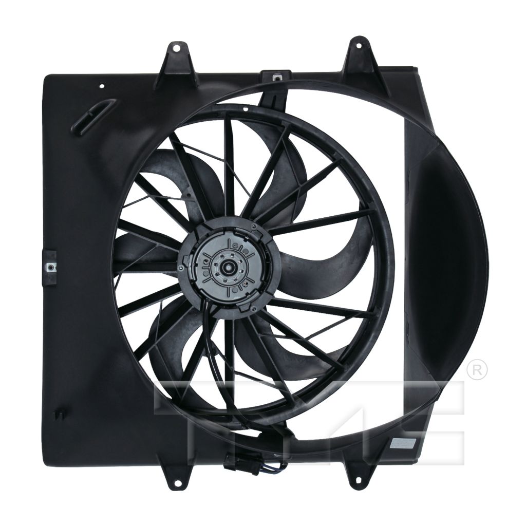 JEEPVEHICLE GRAND CHEROKEE RADIATOR & A/C FAN ASSY (SINGLE FAN)(W/O SHROUD)(4.0L)(W/O TOWING OEM#52079528AD-PFM 2004 PL#CH3115142