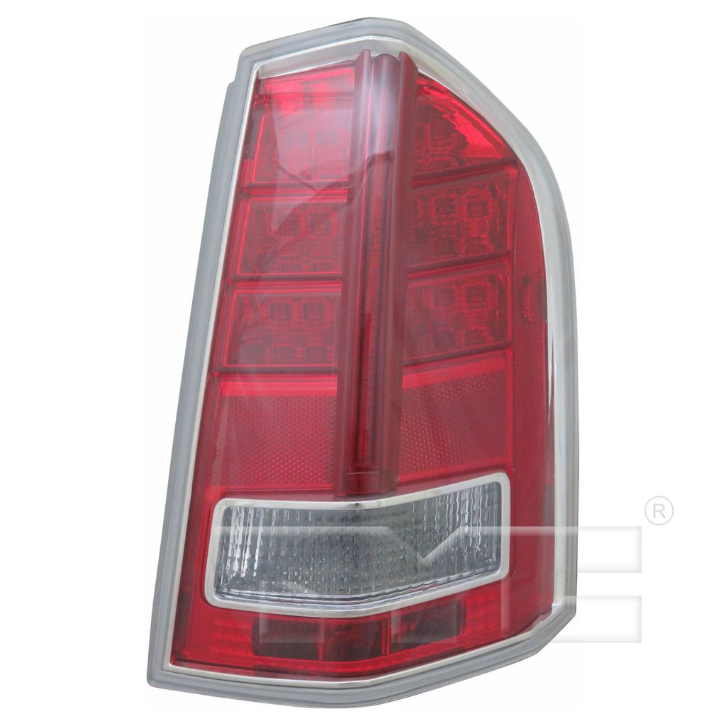 CHRYSLER 300 TAIL LAMP ASSEMBLY RIGHT (Passenger Side) (WO/CNTR CHROME TRIM)(CLEAR LENS) **CAPA** OEM#68154602AC 2013-2014 PL#CH2819134C