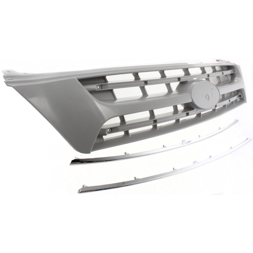 KIA SEDONA MINIVAN GRILLE ASSEMBLY PTD/CHR MOLDING OEM#863504D001 2006-2010 PL#KI1200137