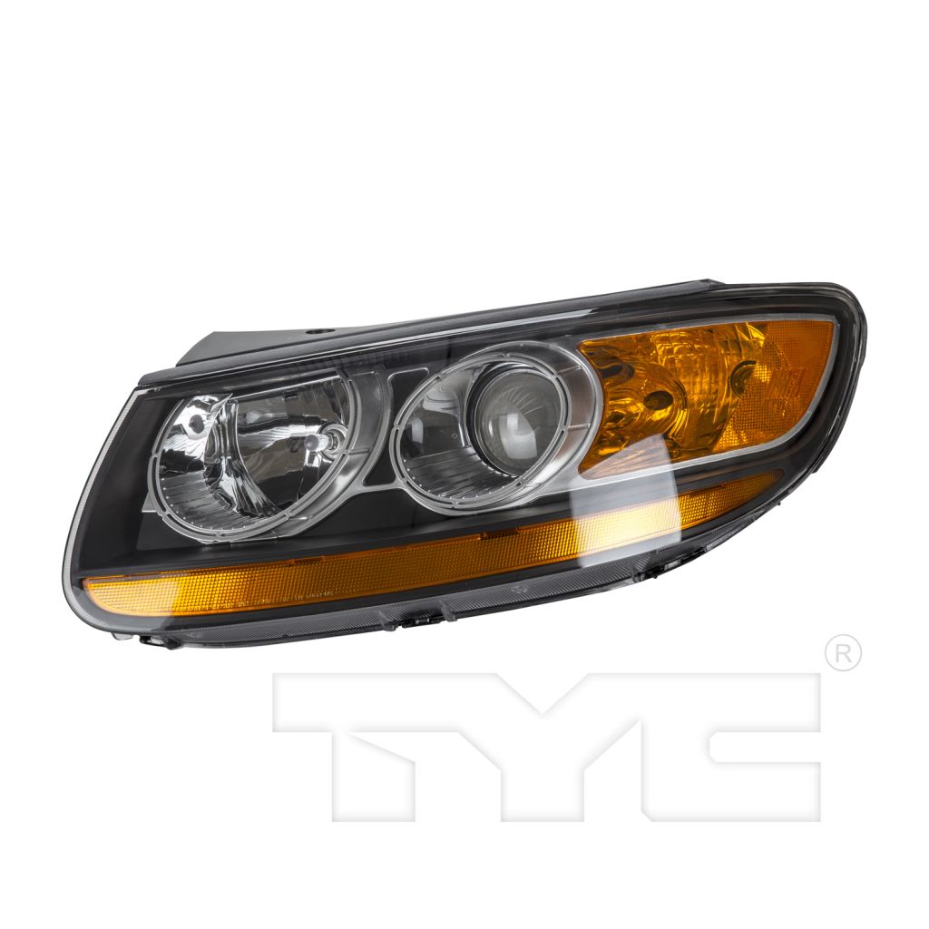 HYUNDAI SANTA FE HEAD LAMP ASSEMBLY LEFT (Driver Side) (FROM:7-11-07)(3 BULBS TYPE)**CAPA** OEM#921010W060 2007-2009 PL#HY2502150C