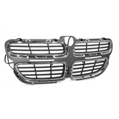 DODGE STRATUS/SEDAN GRILLE GRAY W/ CHROME FRAME OEM#4805651AA 2001-2003 PL#CH1200239