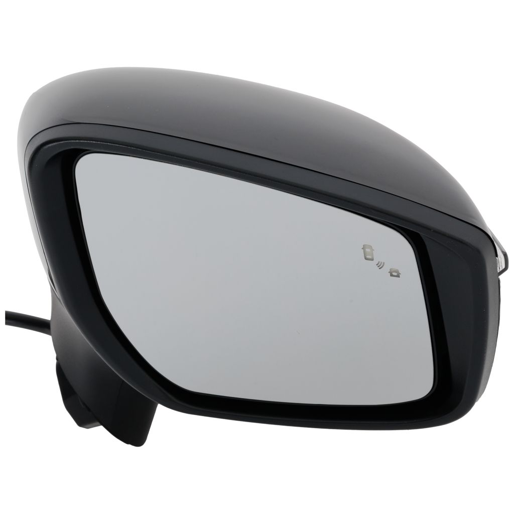 NISSAN VERSA SEDAN DOOR MIRROR RIGHT (Passenger Side) PWR/HTD/SIGNAL/M-FOLD (W/BSD)(WO/AVM)(BLACK) OEM#963015EE9A-PFM 2020-2025 PL#NI1321323