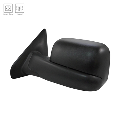 DODGE TRUCKS & VANS DODGE/PU (R2500/3500)(R1500 Mega Cab 06-08) DOOR MIRROR LEFT (Driver Side) POWER/HEATED (W/TOWING)(FOLD IN/FOLD UP)(STRAIGHT ARM) OEM#55077445AO 2003-2009 PL#CH1320409