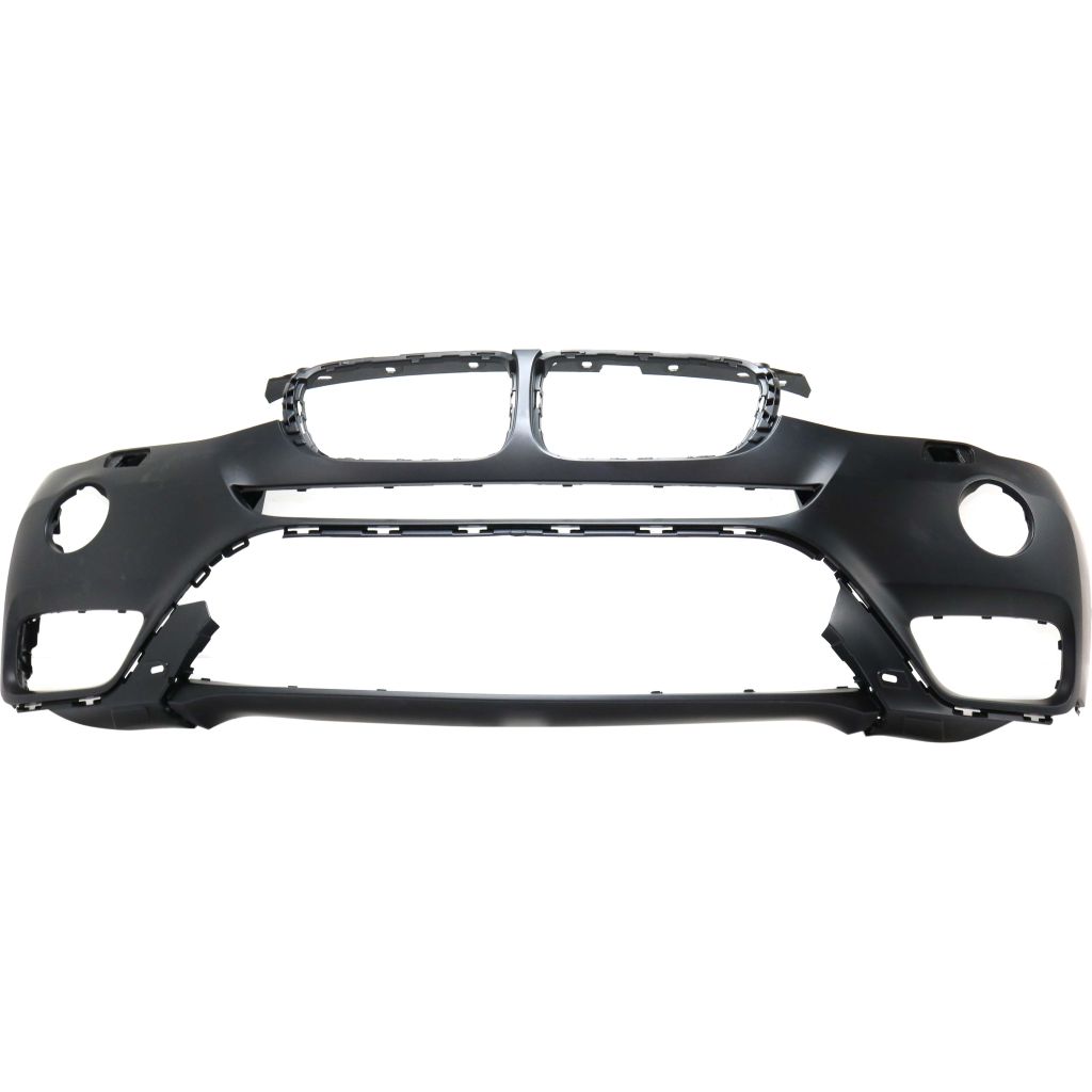 BMW BMW X3 FRONT BUMPER COVER PRM(W/HALOGEN FOG)(WO/SENSOR)(WO/CAMERA)(WO/M PKG)**CAPA** OEM#51117389896 2015-2017 PL#BM1000347C