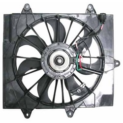 CHRYSLER PT CRUISER RADIATOR & A/C FAN ASSEMBLY (2.4L)(W/ TURBO)(SINGLE FAN) OEM#5127726AA 2004-2005 PL#CH3115144
