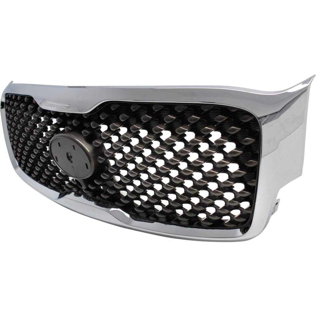KIA SORENTO GRILLE ASSY PTD-GRAY/CHROME FRAME (W/CAMERA)(LTD/SX/SX LTD) OEM#86380C6020MS5 2016-2018 PL#KI1200187