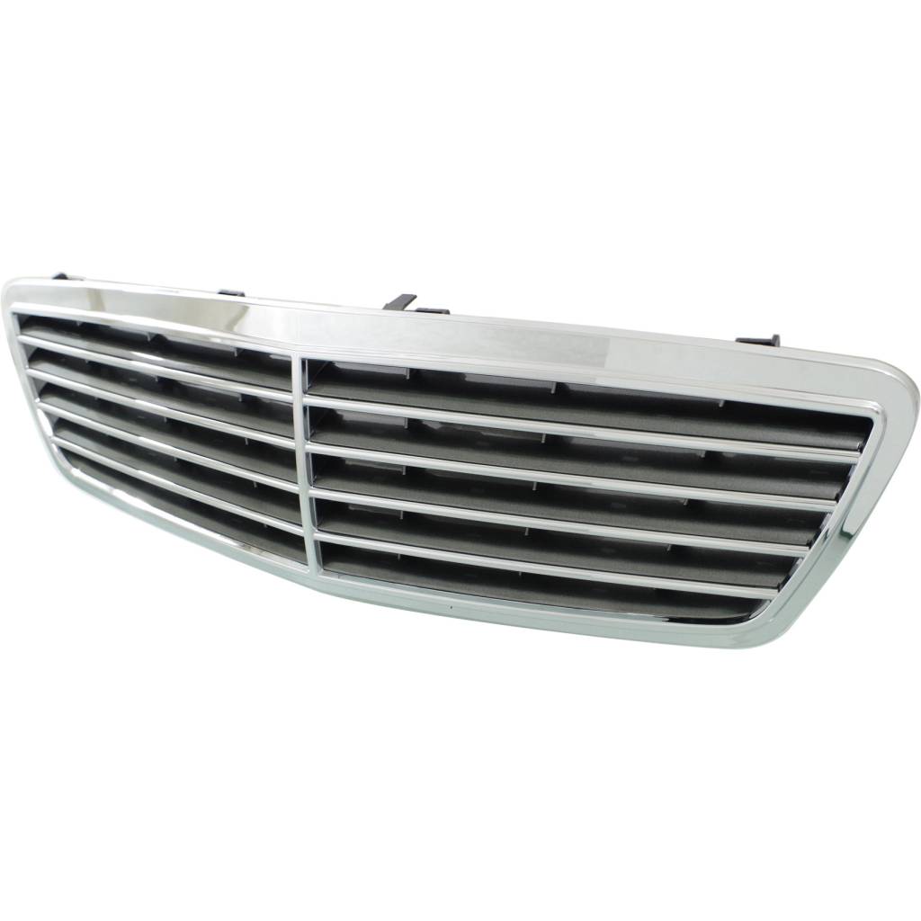 MERCEDES-BENZ S-CLASS SEDAN (220) GRILL CHROME/GRAY (W/O Proximity Cruise Control) OEM#22088005837712 2003-2006 PL#MB1200125