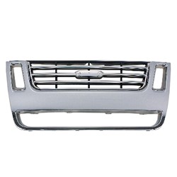 FORD TRUCKS & VANS EXPLORER SPORT TRAC (PICKUP) GRILLE CHROME**CAPA** OEM#8L2Z8200CA 2007-2010 PL#FO1200477C