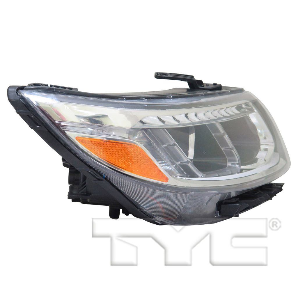KIA SORENTO HEAD LAMP ASSEMBLY RIGHT (Passenger Side) (HALOGEN)(EX/SX)(W/ LED) **CAPA** OEM#921021U600 2014-2015 PL#KI2503165C