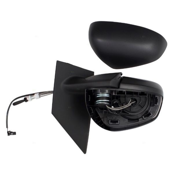 SMART SMART FORTWO COUPE DOOR MIRROR LEFT (Driver Side) MANUAL (W/TEMP SENSOR)(TO 10-11-16)(TEX) OEM#4538103500-PFM 2016-2017 PL#SM1320100
