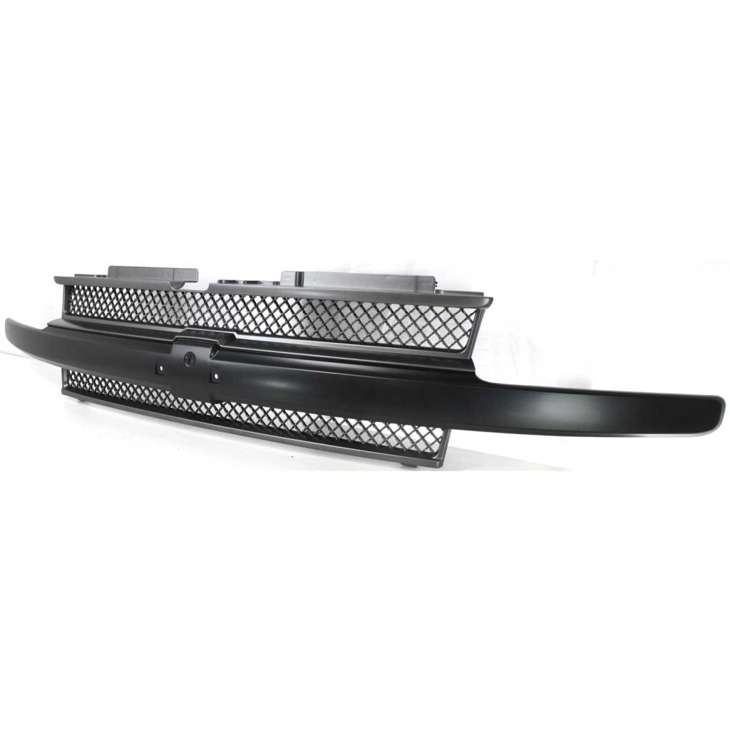 GM TRUCKS & VANS TRAILBLAZER GRILLE(W/BLK MLDG)(W/O HEAD/LAMP WASHERS) OEM#10358121 2002-2005 PL#GM1200470