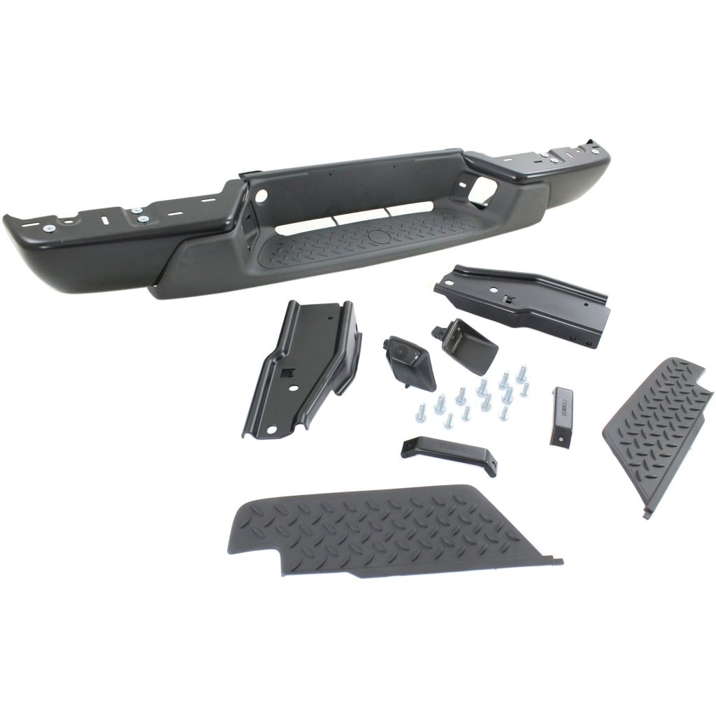 GM TRUCKS & VANS COLORADO (CHEVY) STEP BUMPER ASSEMBLY BLACK (W/O XTREME & TOWING) OEM#20814972-PFM 2004-2007 PL#GM1103146