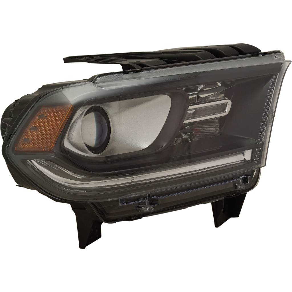 DODGE TRUCKS & VANS DURANGO HEAD LAMP ASSEMBLY RIGHT (Passenger Side) (HALOGEN)(WO/LED DRL)(BLK BEZEL)**CAPA** OEM#68299134AD 2016-2020 PL#CH2503302C