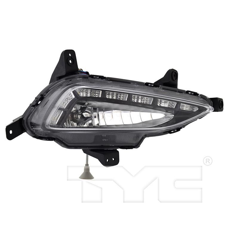 HYUNDAI TUCSON FOG LAMP ASSY RIGHT (Passenger Side) (W/LED DRL) **CAPA** OEM#92202D3100 2016-2018 PL#HY2593168C