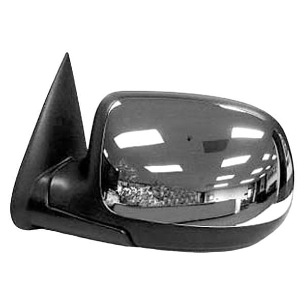 GM TRUCKS & VANS SUBURBAN (CHEVY) MIRROR LEFT (Driver Side) MANUAL (W/CHROME COVER)(STD Type) OEM#GM1320208 2000-2006 PL#GM1320208
