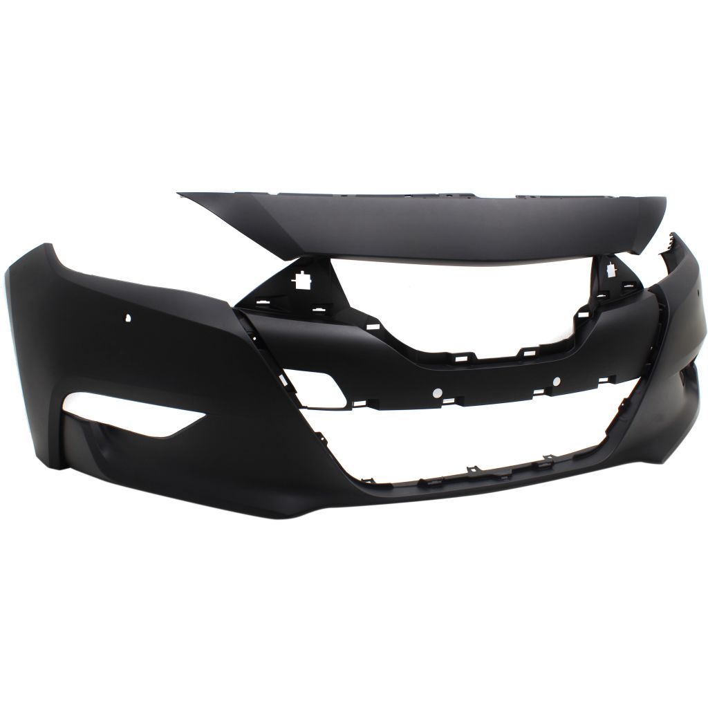 NISSAN(DATSUN) MAXIMA FRONT BUMPER COVER PRIMED (W/ SENSOR)(EXC S MDL) OEM#620224RB1H 2016-2018 PL#NI1000310