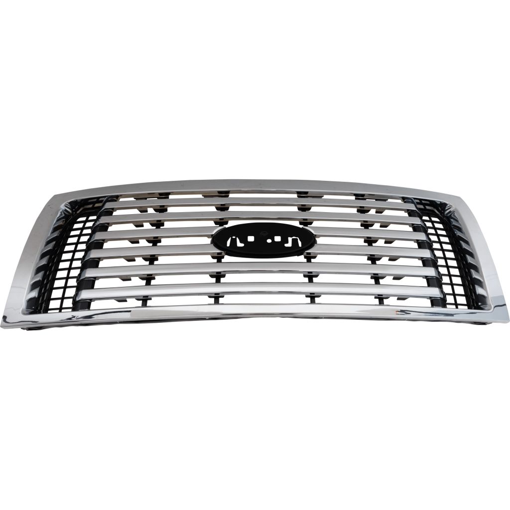 FORD TRUCKS & VANS FORD/PU (F150)(EXC SVT RAPTOR) GRILLE CHROME (6 SMALL BAR)(XLT W/CHROME APPEARANCE PKG) OEM#AL3Z8200C 2010-2012 PL#FO1200531