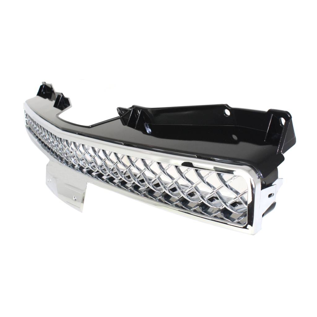 GM TRUCKS & VANS AVALANCHE GRILLE UPPER CHROME FRAME/SILVER MESH OEM#19260238 2007-2013 PL#GM1200596