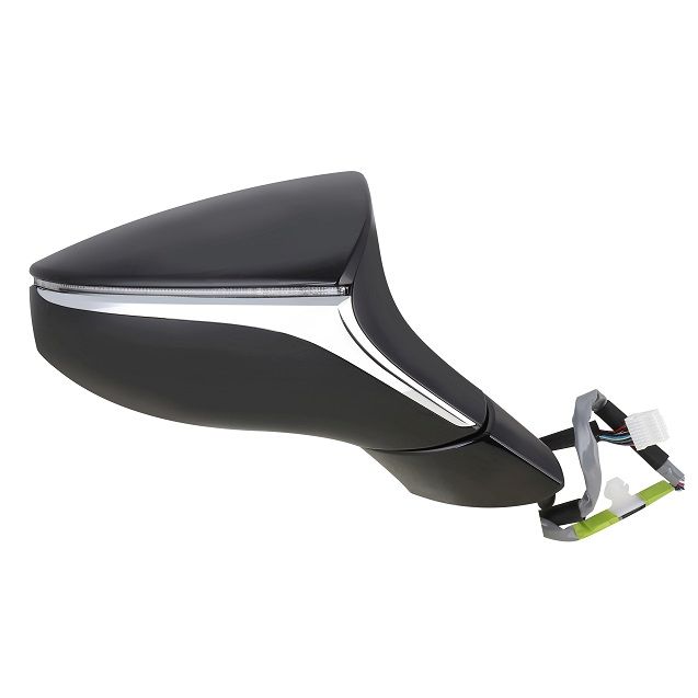 LEXUS ES 250/350 DOOR MIRROR RIGHT (Passenger Side) PWR/HTD/SIGNAL/M-FOLD (WO/DIM)(USA/JAPAN)(BLACK CVR) OEM#8791006471C0-PFM 2019-2021 PL#LX1321180