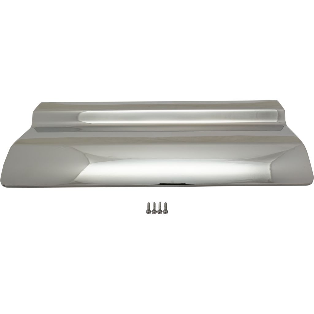 GM TRUCKS & VANS SIERRA/PU 2500/3500 (GMC) FRONT BUMPER SKID PLATE CENTER COVER CHROME OEM#23180725 2015-2019 PL#GM1037112