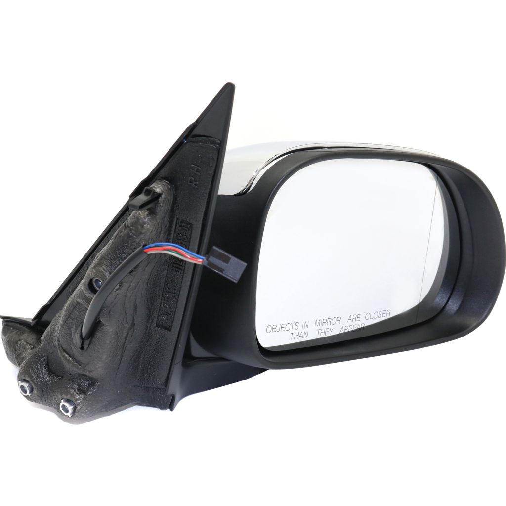 FIAT 500L 4DOORS (FIAT) DOOR MIRROR RIGHT (Passenger Side) POWER/HEATED (W/ASPHERICAL GLASS)(CHR CVR) OEM#5RE81JXWAA-PFM 2014-2020 PL#FI1321103