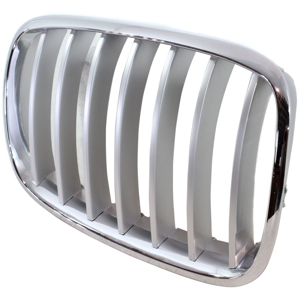 BMW BMW X5 GRILLE RIGHT (Passenger Side) CHR/SLV OEM#51137185224 2011-2013 PL#BM1200183