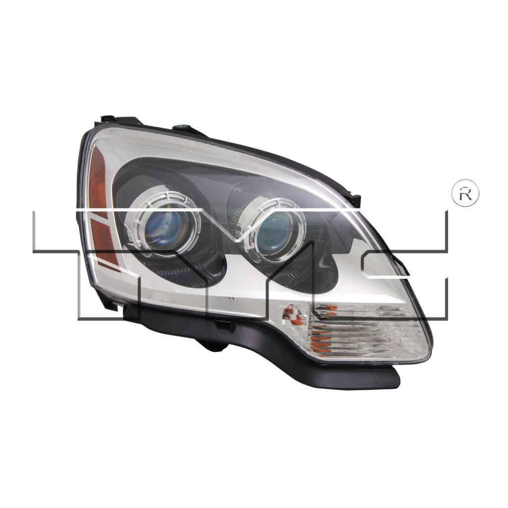 GM TRUCKS & VANS ACADIA / ACADIA LIMITED HEAD LAMP ASSEMBLY RIGHT (Passenger Side) (HALOGEN)(BLUE PROJECTOR LENS) OEM#25826764 2007-2008 PL#GM2503294