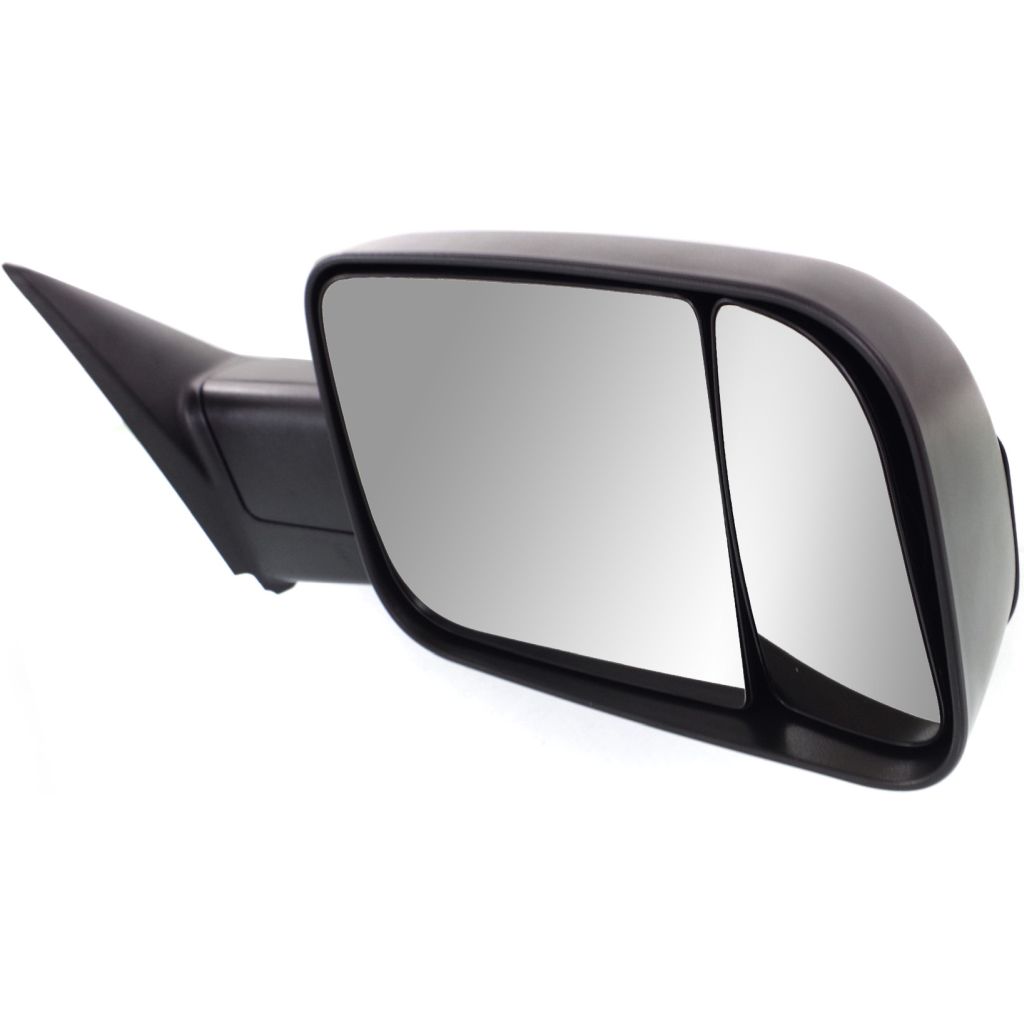 DODGE TRUCKS & VANS DODGE/PU (R1500)( CLASSIC) DOOR MIRROR RIGHT (Passenger Side) MANUAL TXT-BLACK (DUAL GLASS)(TRAILER TOW TYPE) OEM#55372072AL 2013-2022 PL#CH1321314
